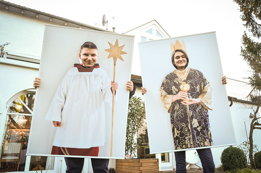 Die Sternsinger kommen in diesem Jahr digital und mit Segenspaketen