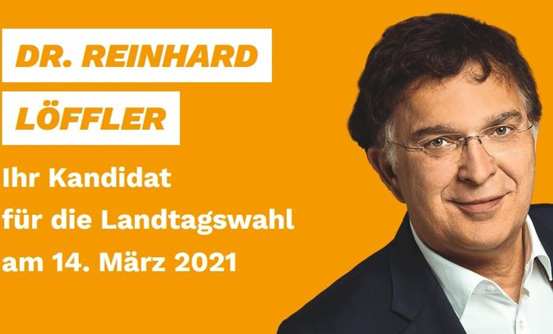 Wahlplakat CDU Dr. Löffler 2021