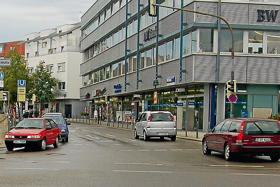 Kreuzung Solitudestraße/Pforzheimer Straße. Foto: Uwe Tommasi