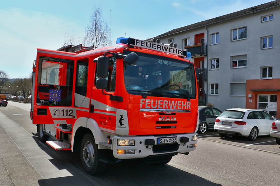 Einsatzfahrzeug Feuerwehr, Foto: Andreas Rometsch