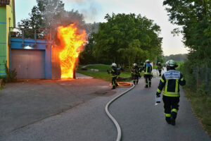 Brand am Jugendhaus Weilimdorf. Foto © Andreas Rometsch