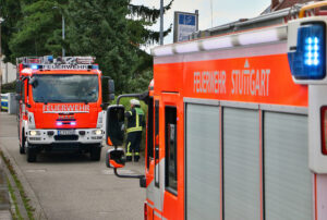 Falschparker in der Pforzheimer Straße verhinderte Einsatz, Foto Rometsch