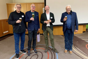 v.l.n.r.: Kris Dujmic, Albert Sessler, Marcus Mannsdörfer und Martin Futterknecht. Foto: GOEDE