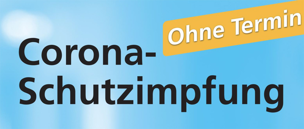 Corona Impftermin Flyer Logo