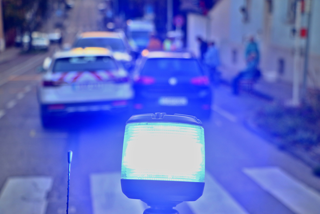 Blaulicht Polizei Themenbild Weilimdorf, Foto: Andreas Rometsch