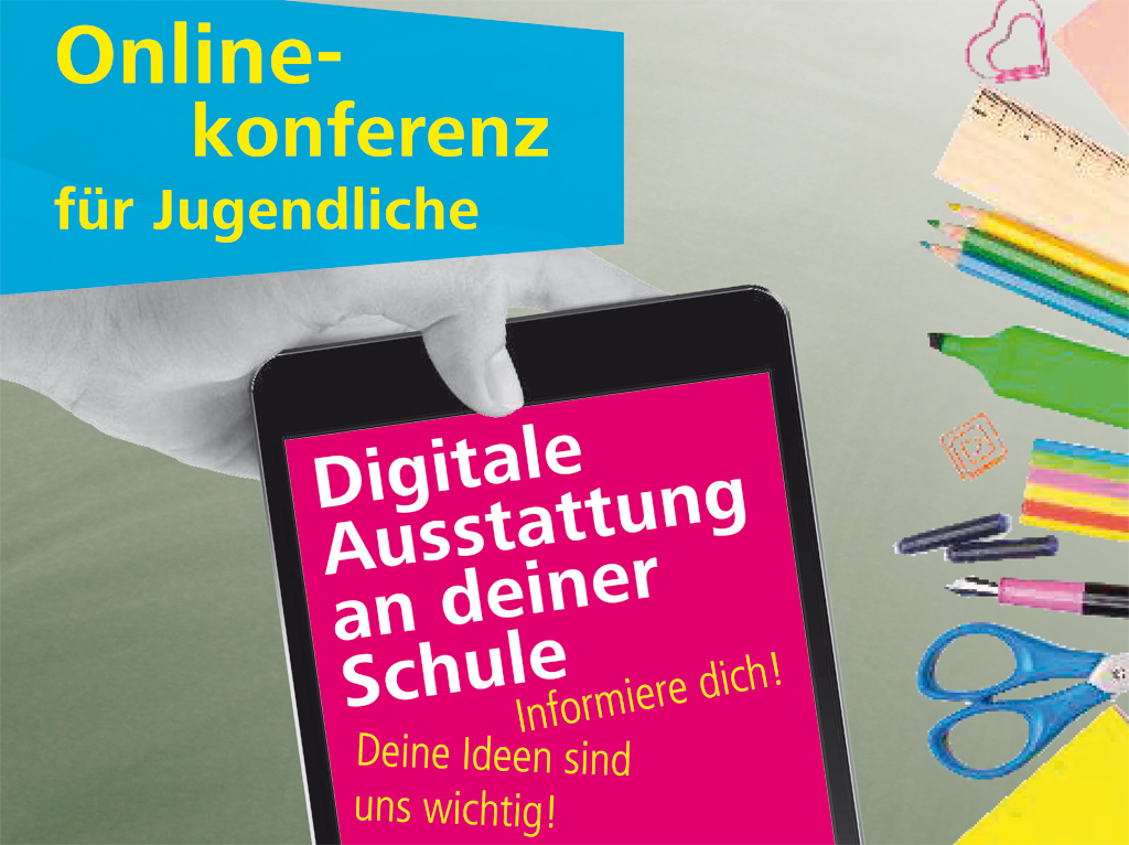 Online-Konferenz für Jugendliche zur Digitalen Ausstattung der Schulen