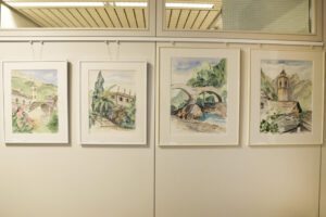 Ausstellung im Bezirksamt mit Aquarellen von Barbara Schütze