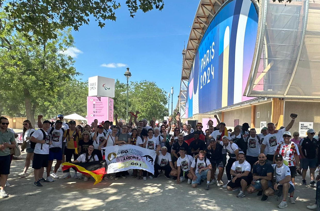 Lucas Lazogianis SG Weilimdorf in Paris, Foto SGW