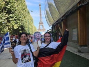 Tante Polly und Cusine Aliki von Lucas Lazogianis SG Weilimdorf in Paris, Foto SGW