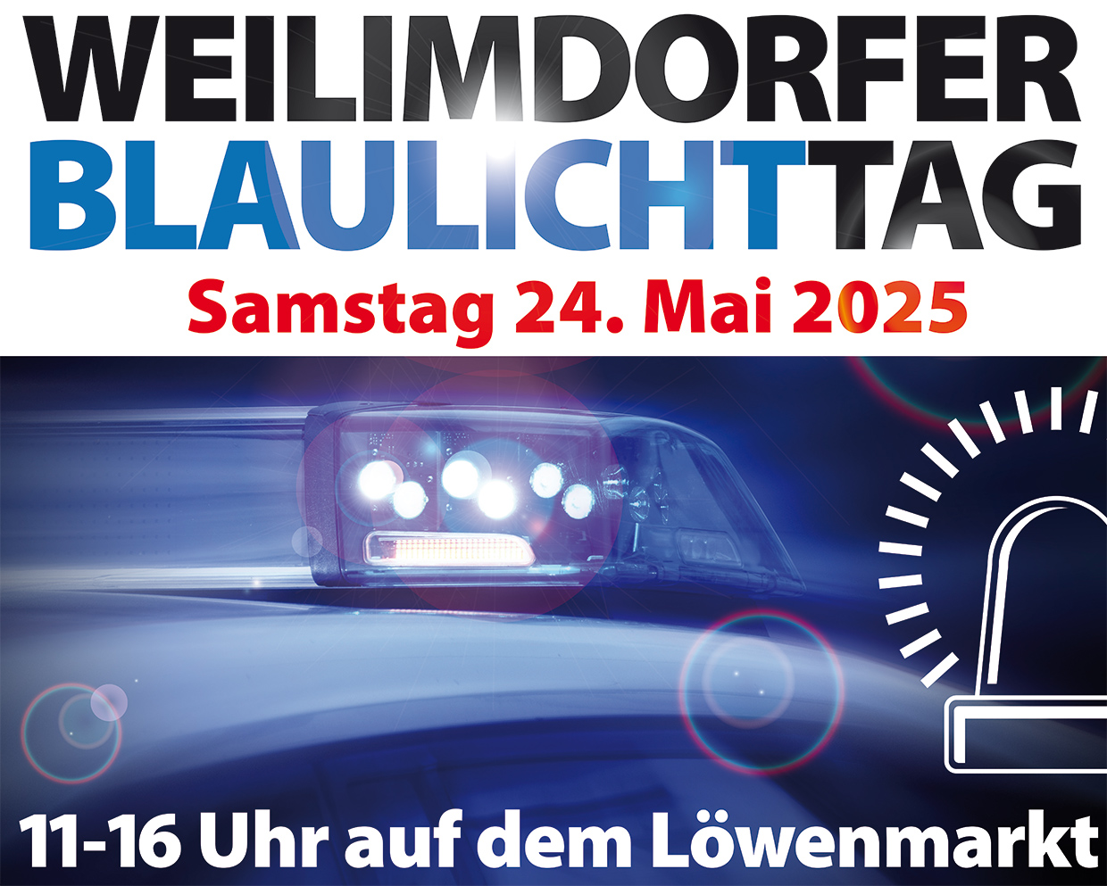 Weilimdorfer Blaulichttag Banner