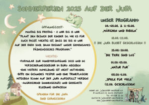 Sommerferien 2025 auf der Jugendfarm Weilimdorf